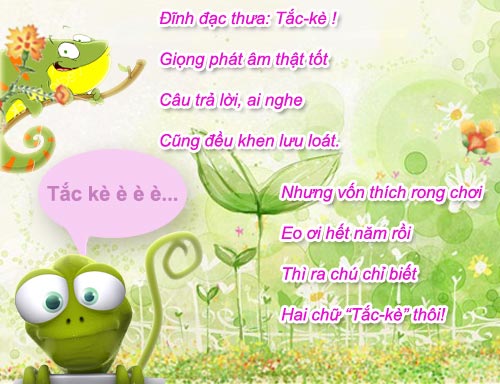 Mẹ kể con nghe: "Chuyện tắc kè" - 3