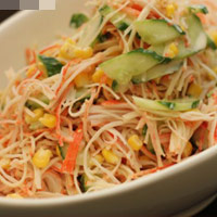 Salad cua tươi mát