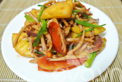 Mực khô xào dứa ấm lòng ngày mưa - 7