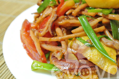 Mực khô xào dứa ấm lòng ngày mưa - 9
