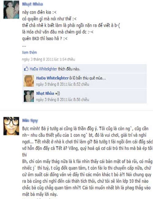Bức xúc nghe trò nói xấu trên Facebook - 1