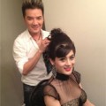 Làng sao - Đàm Vĩnh Hưng làm tóc cho Lâm Chi Khanh