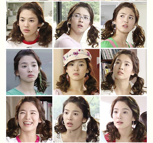 4 kieu toc gay 'sot' cua song hye kyo - 1