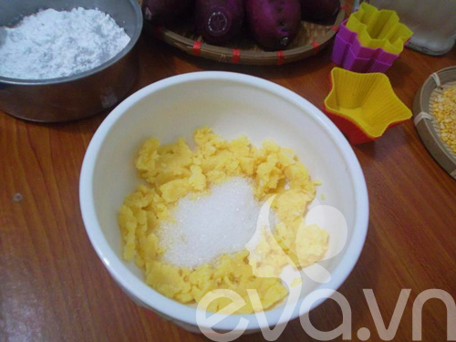 banh khoai lang tim nhan dau xanh - 2