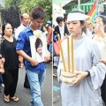 Làng sao - Mẹ Wanbi khóc ngất trước linh cữu con trai