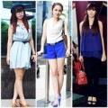 Thời trang - Váy áo màu trời 'dịu mát' phố hè