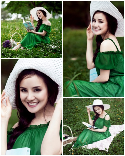 me dam 5 kieu toc dep cua vy oanh - 19