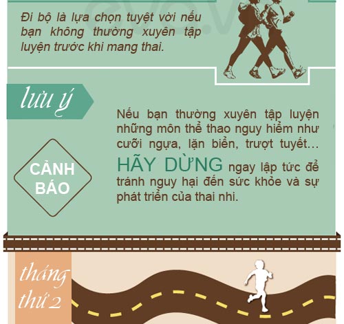 Ba tháng đầu, nên tập môn gì? - 2