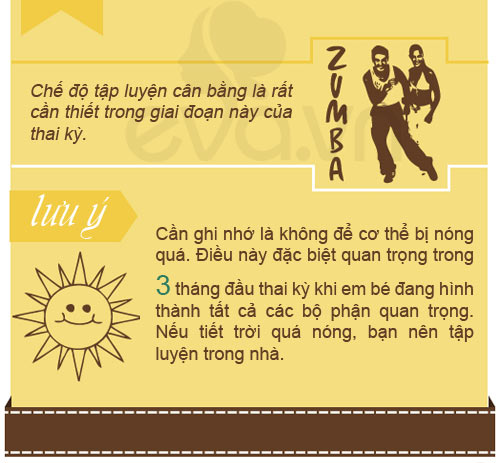 Ba tháng đầu, nên tập môn gì? - 4