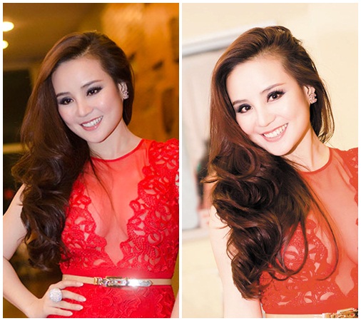 me dam 5 kieu toc dep cua vy oanh - 14