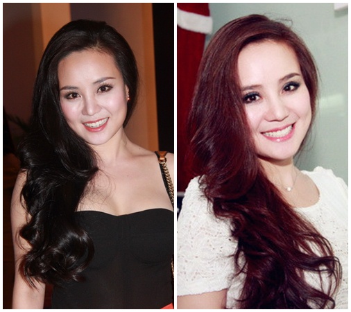 me dam 5 kieu toc dep cua vy oanh - 13