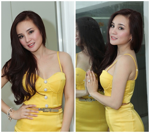 me dam 5 kieu toc dep cua vy oanh - 17