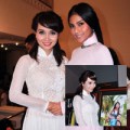 Làng sao - Mai Thu Huyền khoe dáng cùng Trương Thị May