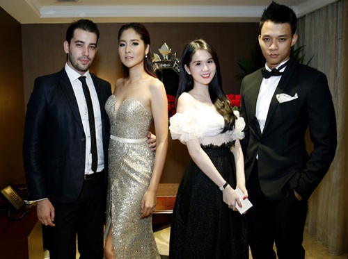 ngoc trinh khoe vai tran du tiec o thai lan - 3