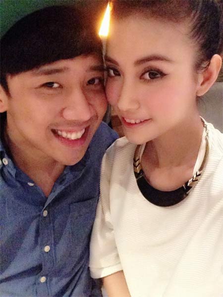 tran thanh va nguoi yeu to chuc sinh nhat cho ba - 1