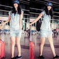 Thời trang - Huyền Trang khoe style năng động tại sân bay