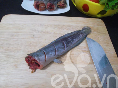 Cá trê nướng sa tế ngày mưa - 2