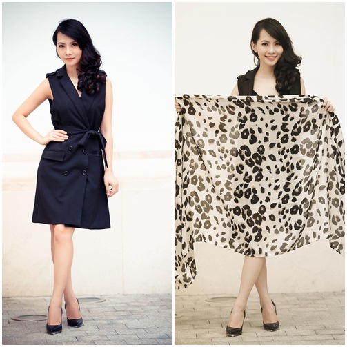 4 cach phoi khan lua cung blazer - 1