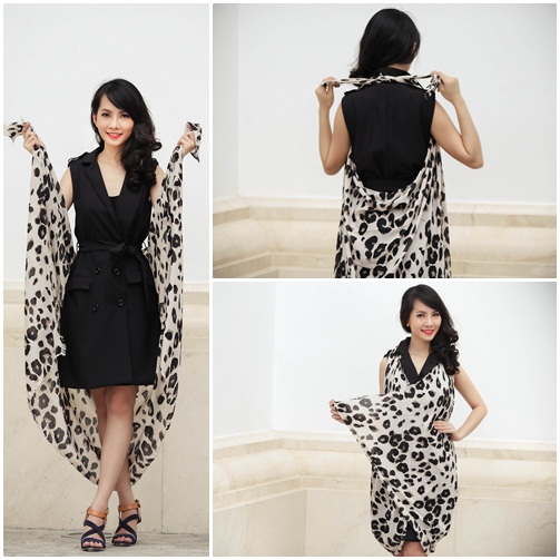 4 cach phoi khan lua cung blazer - 15