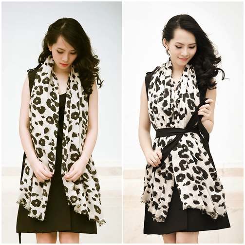 4 cach phoi khan lua cung blazer - 8