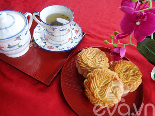 banh trung thu hinh heo nhan dau xanh - 12