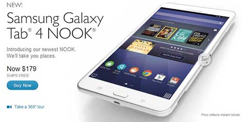 samsung ra mat galaxy tab 4 nook gia re - 1