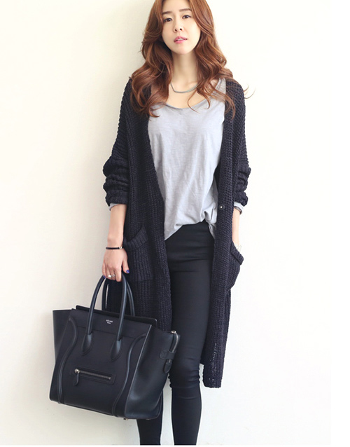 cardigan dang dai se chinh phuc phai dep mua thu - 15