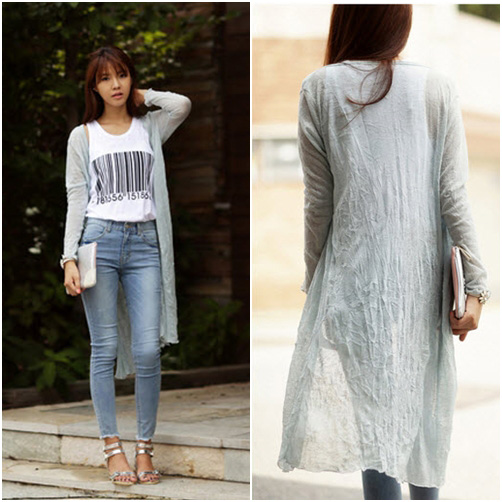 cardigan dang dai se chinh phuc phai dep mua thu - 9