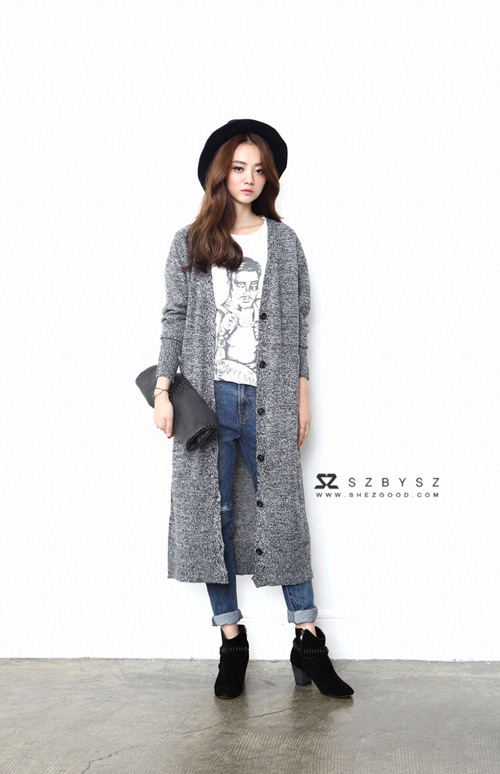 cardigan dang dai se chinh phuc phai dep mua thu - 18