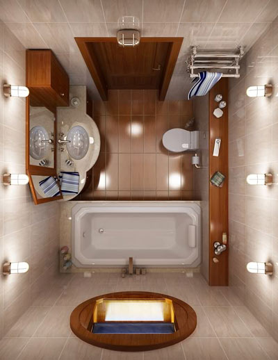 Phòng tắm nhỏ mà tiện nghi bất ngờ - 1