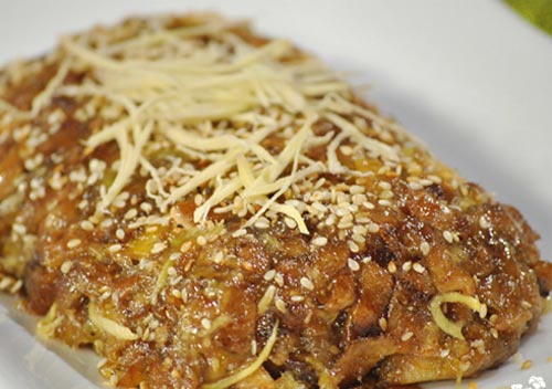 Món lạ: chuối xào gừng - 1