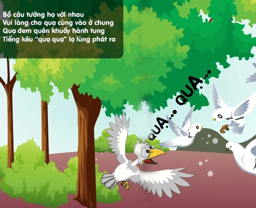 Mẹ kể con nghe: "Quạ giả bồ câu" - 2