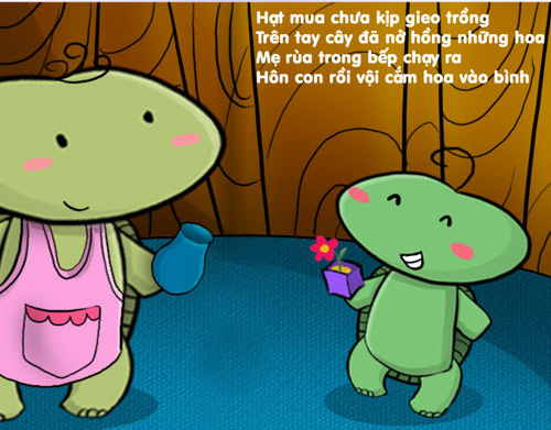 Mẹ kể con nghe: "Rùa con đi chợ" - 4