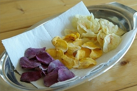 Khoai lang, khoai tây nướng thơm, giòn, ngon - 7
