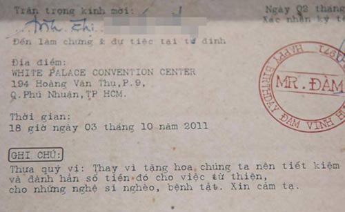 Choáng: Cận cảnh thiệp mời sinh nhật của Mr Đàm - 7