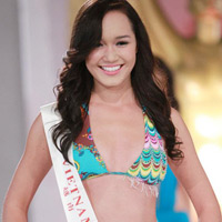 "Nhí nhố" hậu trường phần thi Người đẹp biển HHTG 2011