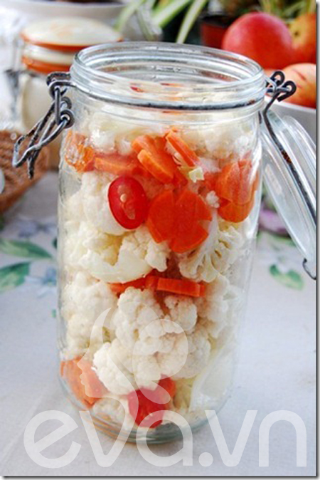 Món mới: dưa chua bông cải trắng - 3