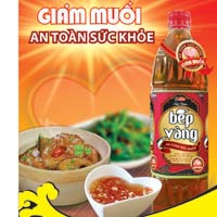 Nước chấm Bếp Vàng: Giảm muối, an toàn sức khỏe