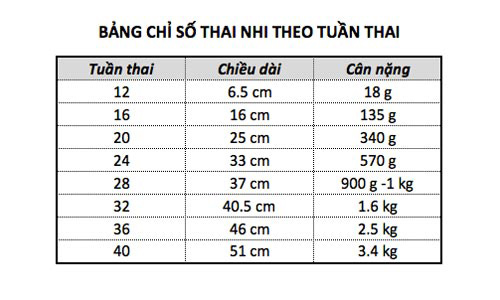 Cân nặng chuẩn của mẹ bầu và bé - 2