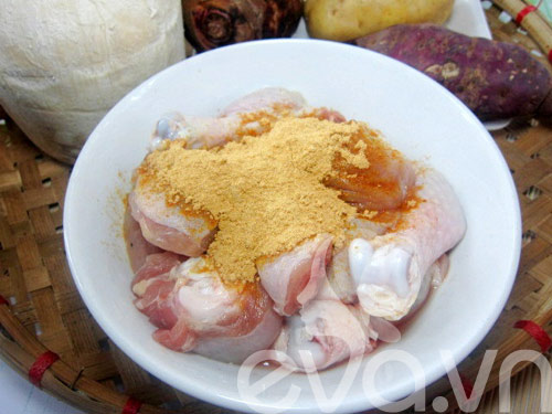 Gà nấu cà ri nóng hổi mùa thu - 2