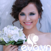 Diễm Hương làm cô dâu xinh đẹp