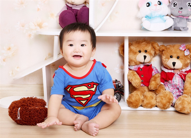 & quot;Siêu nhân nhí & quot; nhát chụp hình