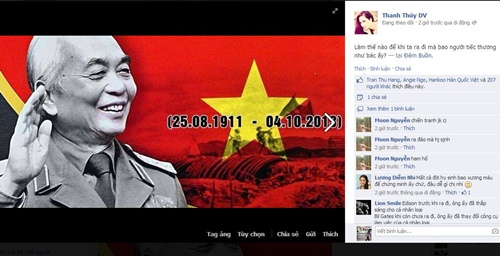 Sao Việt tiếc thương Tướng Giáp - 2