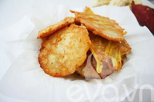 banh ngo, banh khoai chien: de lam, gion thom - 6