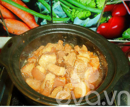 thit kho cu cai am long dau dong - 4