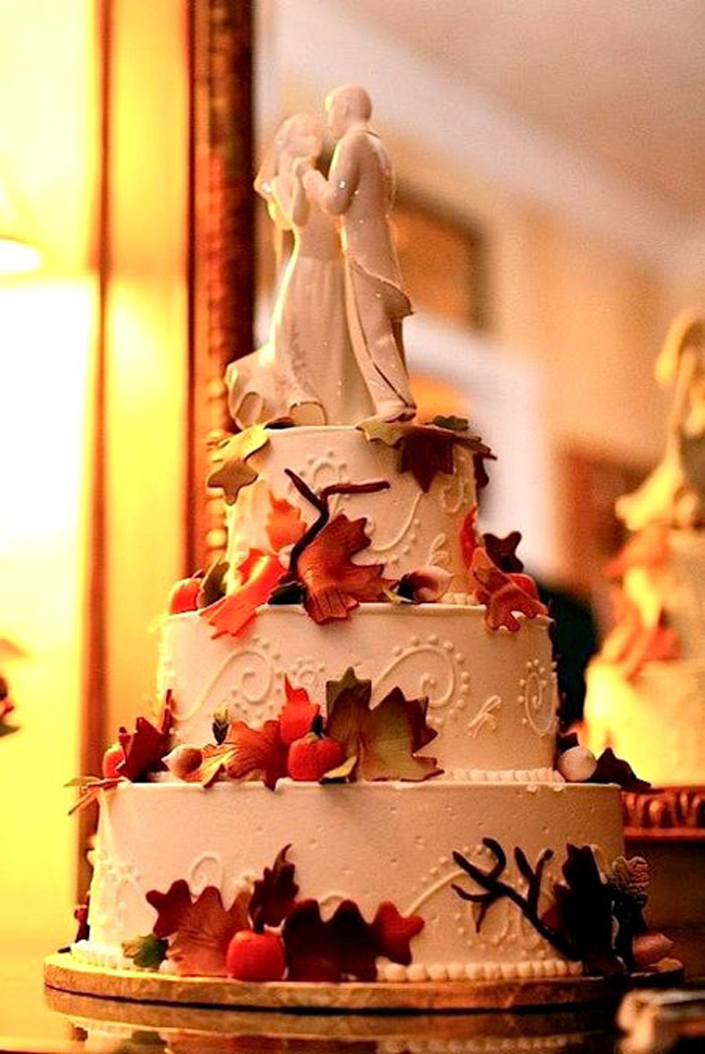 Ngất ngây với bánh cưới tuyệt đẹp