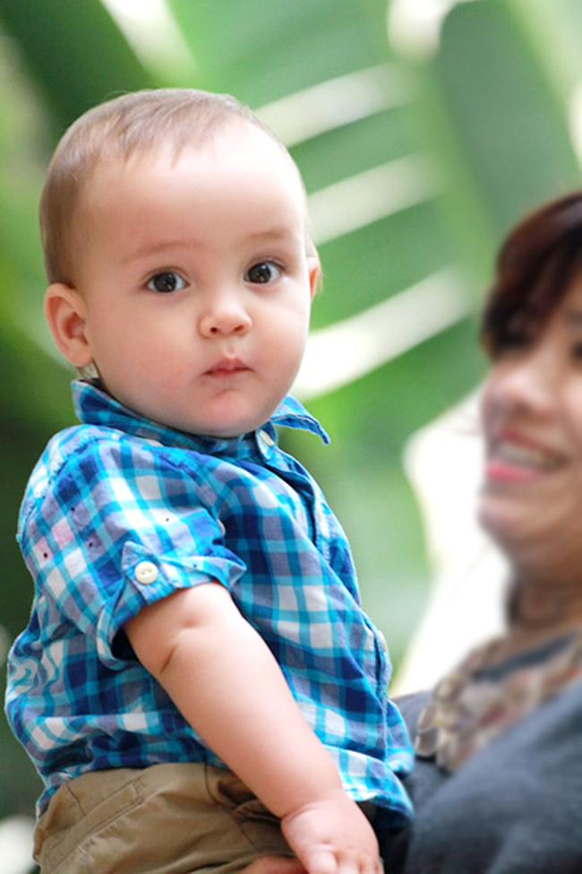 Đáng yêu như cháu trai lai Tây của Thanh Lam