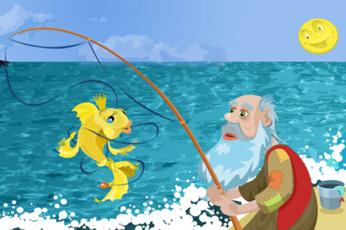 Truyện: Ông lão đánh cá và con cá vàng - 1