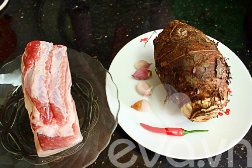 ngon com voi thit kho khoai mon - 1