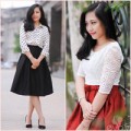 Thời trang - Eva đẹp: Cô giáo 9X được khen "Bạch Tuyết"